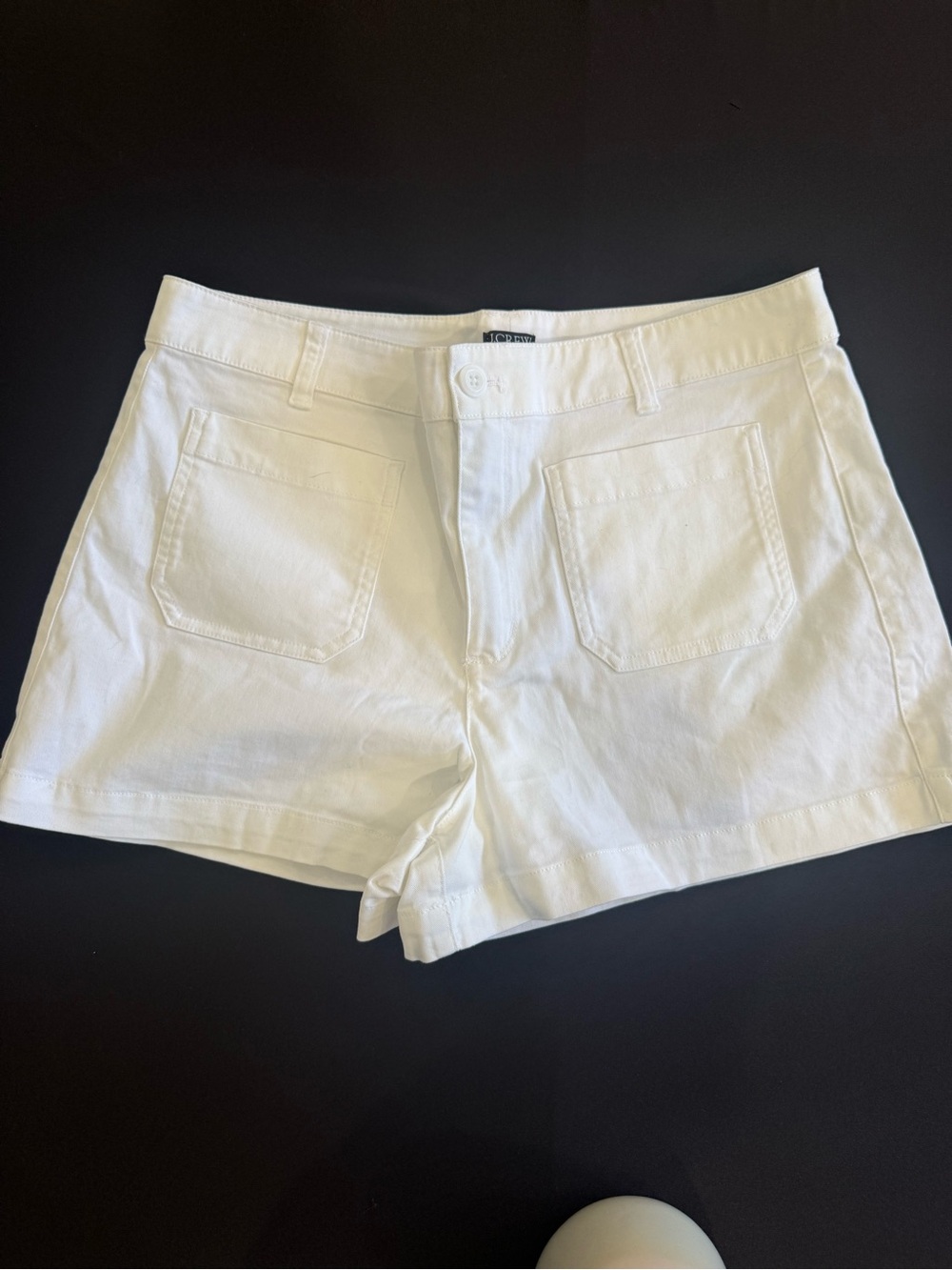 J. Crew White Pocket Shorts
